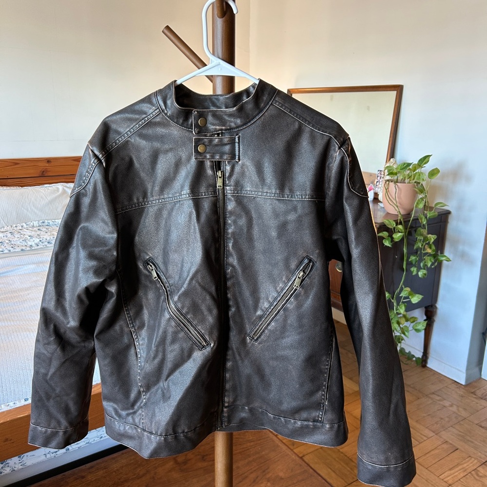 Women’s Dark Brown Leather Jacket